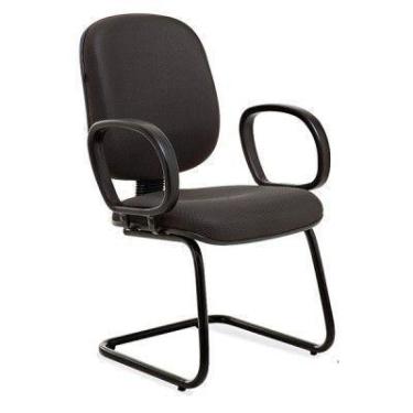 Imagem de Cadeira Fixa Diretor Fire Base S com Braço - Maiart, Tecido J.Serrano,