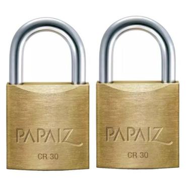 Imagem de Kit 2 cadeados em latão de 30 mm - CR30 Papaiz - Papaiz