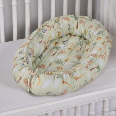 Imagem de Ninho Redutor De Berço Matelado Algodão Estampado - Monzilo Baby Kids,