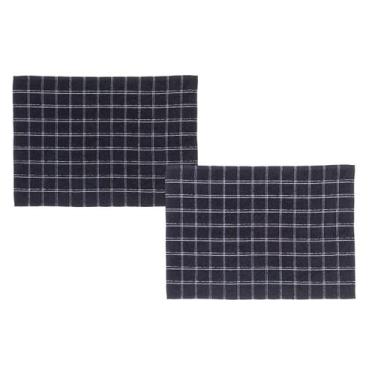 Imagem de Kit 2Un Panos de Copa Preto 45cm x 65cm-Jolitex Ternille 