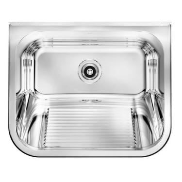 Imagem de Tanque de Parede Docol 32 Litros em Aço Inox Alto Brilho 55x45 cm