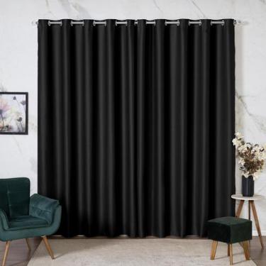 Imagem de Cortina Em Blackout Tecido Grosso 4,00x2,80 Para Sala Quarto E Escritó