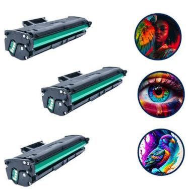 Imagem de Kit C/ 3 Toner Compatível Impressora Mlt-d101s D101 101 - PontoNet