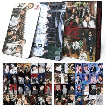 Imagem de KPOPBTS Cartões Fotográficos Stray Kids Hop Album 55 Peças Skzhop Hiptape 合 (Hop) Lomo Kpop Merch Presente Para Meninos E Meninas Conjunto