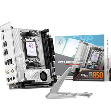 Imagem de MSI Placa-mãe MPG B850I Edge TI WiFi, ATX - Suporta processadores AMD Ryzen 9000/8000/7000, AM5-90A SPS VRM, DDR5 Memory Boost (8200+MT/s OC), PCIe 5.0 x16, M.2 Gen5, Wi-Fi 7, 5G LAN