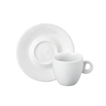 Imagem de Xícara Café com Leite com Pires 230ml Porcelana Schmidt - Mod. Sofia, 