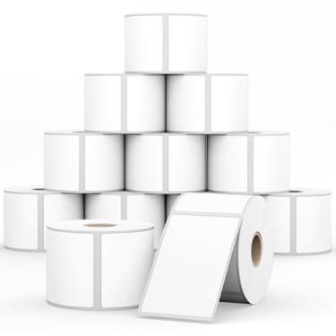 Imagem de StickerTag 12 Rolos De Etiquetas Térmicas Diretas 2,25" X 4", Remessa Compatíveis Com Impressoras Zebra E Rollo Para Envio Código Barras Endereço Postal