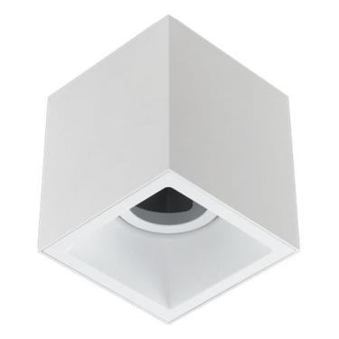 Imagem de Plafon Square Out AR70 Branco Direcionavel Stella