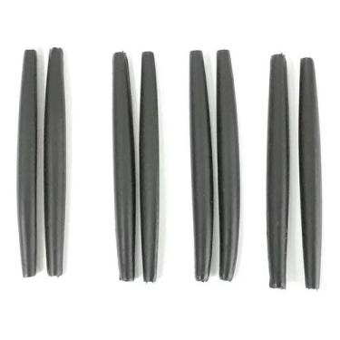 Imagem de 4 Pares De Hastes De Borracha 61mm Preto - Vila Otica, Preto fosco