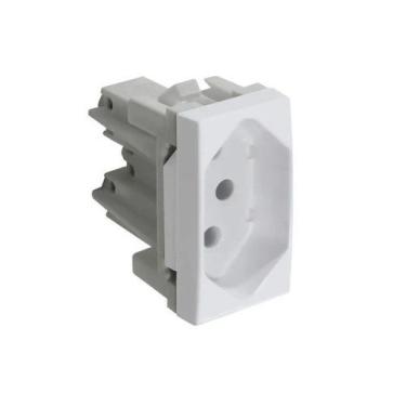 Imagem de Módulo Tomada 2p+T 20A Branca Inova PRO 85021 Alumbra