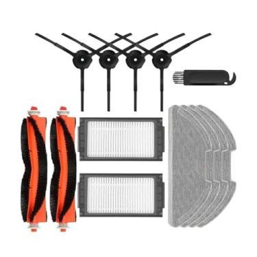 Imagem de Main/Side Brush Hepa Filter Mop Cloths Main Brush Cover Compatible With XiaoMi Mijia Robot Vacuum-Mop Pro / 2 Pro / MJSTS1 Spare Parts(Grey)