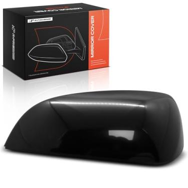 Imagem de A-Premium Tampa do espelho retrovisor do lado do motorista - compatível com Subaru Outback Legacy 2015-2017, Impreza XV 2015-2016, Crosstrek 2016-2017, XV Crosstrek, WRX - Preto liso, com furo de seta