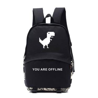 Imagem de Mochila Dinosaur You Offline para escola infantil 30x14x45cm