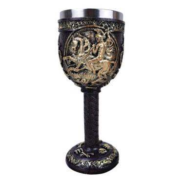 Imagem de Taça Resina Decorativa Cálice De São Jorge Presente Especial - TENDA M