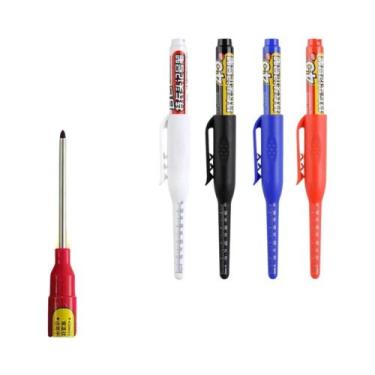 Imagem de Conjunto De Canetas Marcadoras Para Carpinteiro Com Ponta Longa De 45m