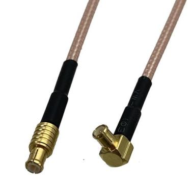 Imagem de Cabo Adaptador Jumper Coaxial RF RG316 MCX Macho De 4 Polegadas Para 5