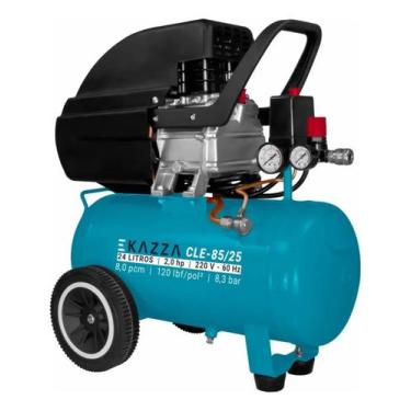 Imagem de Compressor Ar 24 Litros 220v Monofásico 2hp Cle-85/25 Ekazza