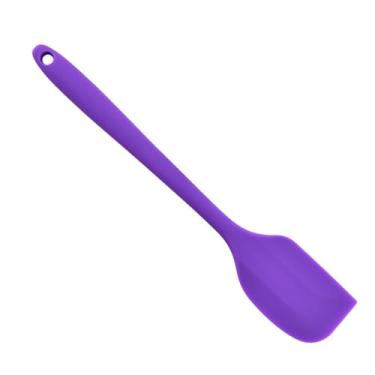 Imagem de Espátula de silicone grau alimentar utensílios cozinha antiaderentes alta resistência ao calor para cozimento e assadura com design tudo-em-um aplicaç