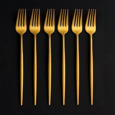 Imagem de Jogo De Talheres 6 Peças Garfo Faca Colher Cozinha (Garfo)