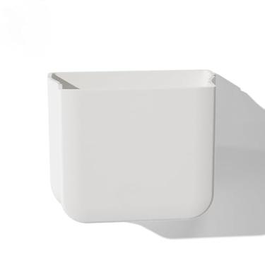 Imagem de Suporte de caneta magnético dobrável, organizador de mesa de parede para artigos de papelaria (branco)