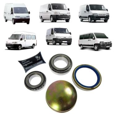 Imagem de Rolamento Roda Traseira Aro 15 (Kit) Ducato Jumper Boxer 1995 96 97 98 99 00 01 02 03 04 05