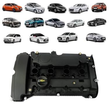 Imagem de TAMPA DE VÁLVULAS 208 308 408 508 2008 3008 5008 RCZ C4 C5 PICASSO DS3 DS4 DS5 1.6 16V COM JUNTA E PARAFUSOS - 9805712480