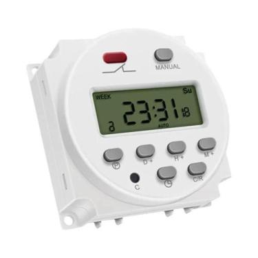 Imagem de Relé De Temporizador LCD 12V 24V 110V 220V Para Iluminação Pública E P