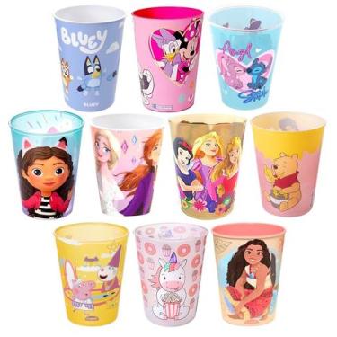 Imagem de 10 Copos 320ml para Base de Ovo de Páscoa Caseiro Personagens Infantis