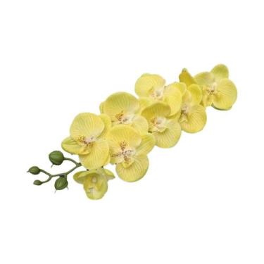 Imagem de Ramos De Orquídea Phalaenopsis Artificial Realista De 69cm Para Arranj