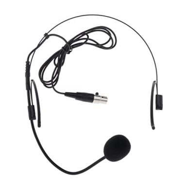 Imagem de Microfone Auricular com Gancho de 3,5 Mm XLR com Fio de 4 para Sistema de Microfone Sem Fio