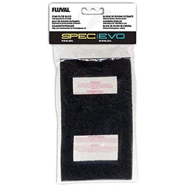 Imagem de Fluval Bloco de filtro de espuma Spec/Evo, mídia de substituição para filtro de aquário, 10532