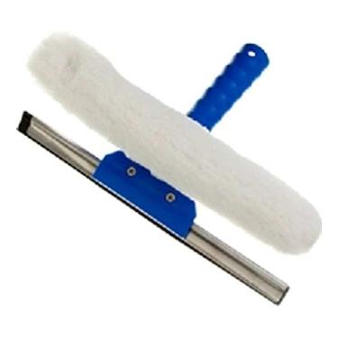 Imagem de Rodo Limpa Vidros 2em1 25 Cm Sem Cabo Bralimpia