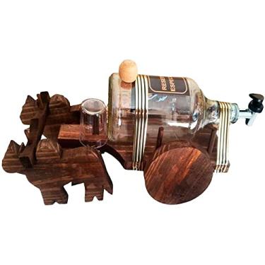 Imagem de Pingometro Rústico da Roça Decorativo Carroça de Boi da Cachaça - Vinho