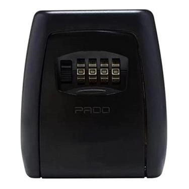 Imagem de Mini Cofre Parede Para Chaves em Aço Preto com Senha Pado