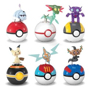 Imagem de MEGA Construx, 1 Pokébola Sortida, Brinquedo de Construção, Para Crianças a Partir de 6 Anos (Não é Possível Escolher o Modelo)