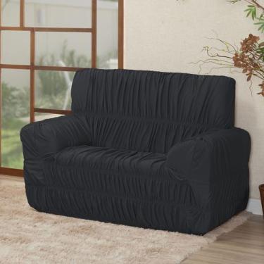 Imagem de Capa De Sofá 2 Lugares Avulsa Elasticada Malha Gel - Nalu Casa e Decor