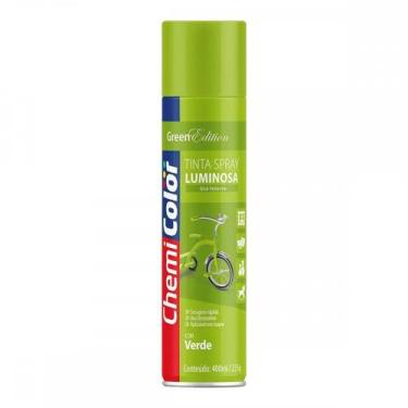 Imagem de Spray Chemicolor Luminoso Verde 400Ml/235G. - BASTON