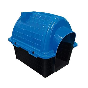 Imagem de Furacão Pet Iglu Casinha de Plástico para Cães, Azul, 2