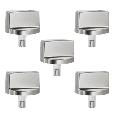 Imagem de Leewardship AEZ73293801 Botões de substituição para fogão LG Gas Range Conjunto de botão de controle de queimador de fogão plástico ABS compatível com EBZ60710601 AP5594929 PS3639420 2025031 (pacote