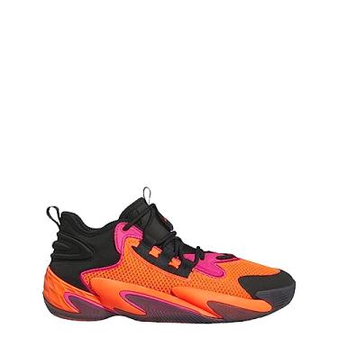 Imagem de adidas Tênis de basquete masculino Byw Select, Core Black/Impact Orange/Team Real M, 45