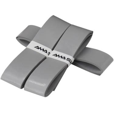 Imagem de PICKLETECH AMA Sport Pickleball Paddle Overgrip Tape - Pacote com 3 - Aderência macia e pura - Aderência absorvente e confortável para raquete de pickleball - cinza