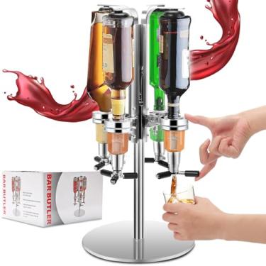 Imagem de Dosador Drink, Dosador de Bebidas, Suporte Bar Butler, Porta Bebidas Giratório, Suporte Dispenser Dosador, Dispenser Giratório de Bebidas, Bar Butler