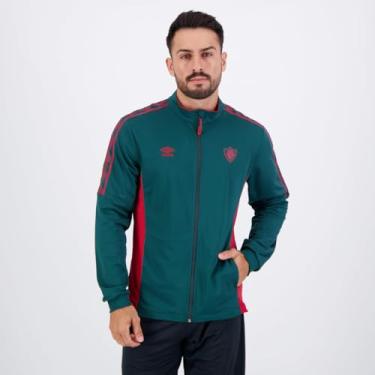 Imagem de Jaqueta Umbro Fluminense Viagem 2024 Verde