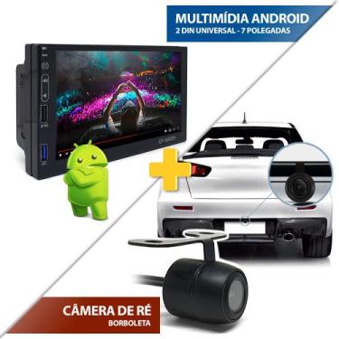 Imagem de Kit Central Multimídia Android + Câmera de Ré Cobalt 2011 2012 2013 20