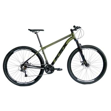 Imagem de Bicicleta KSX Multicor Edição 2025 Aro 29 Em Alumínio 21V Com Freios a Disco e Suspensão de 80mm,19,Preto Verde Militar