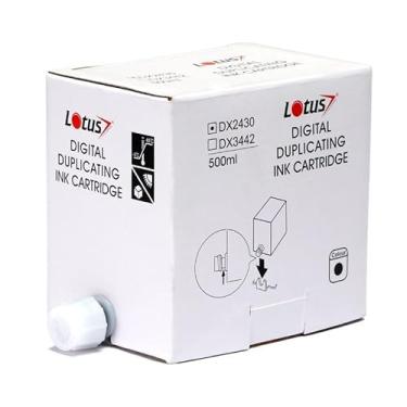 Imagem de Tinta Preta Lotus Compatível para Duplicador Ricoh DX-2330 DX-2430 CP6201C, Frasco 500ml (Caixa c/ 5 Unidades)