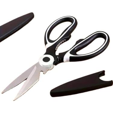 Imagem de Tesoura em Aço Inoxidável de Cozinha/Multifuncional de Alta Resistência corta Frango, Legumes, Descama Peixe e mais