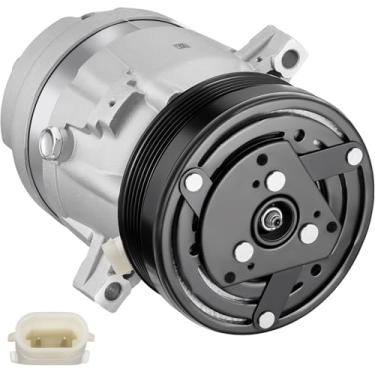 Imagem de BDFHYK Compressor A/C de ar condicionado com embreagem compatível com Buick: LeSabre, Park Avenue 1996-2005; Riviera 1996-1999, compatível com Oldsmobile: 88 LSS 1996-1999, Regency 1997-1998 3.8L