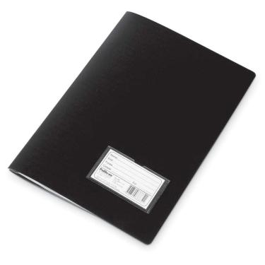 Imagem de Pasta Catalogo Plástica Oficio Preta 50 Envelopes