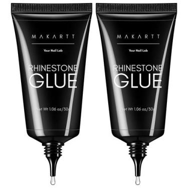 Imagem de Cola de strass para unhas Makartt 60ml Gel super forte para unhas